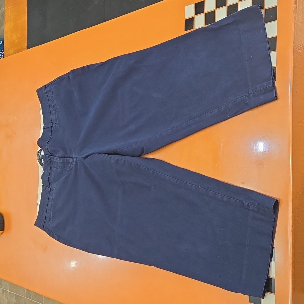Talbots Petites, The Perfect Crop, Women's Capris, Size 12P, Navy